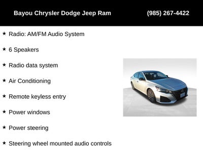 2024 Nissan Altima 2.5 SV