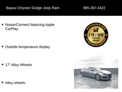 2024 Nissan Altima SV FWD