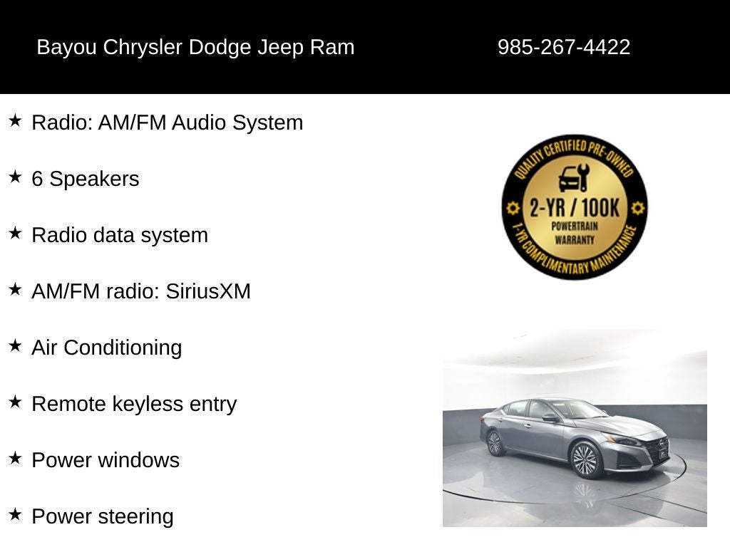 2024 Nissan Altima SV FWD