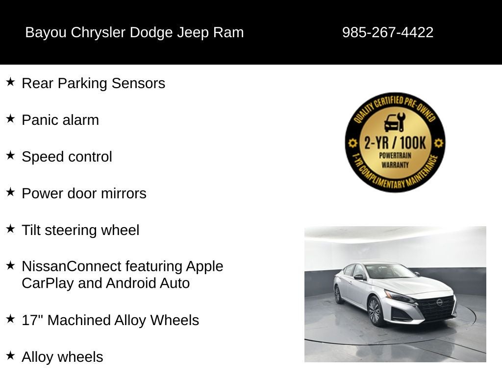 2025 Nissan Altima SV FWD