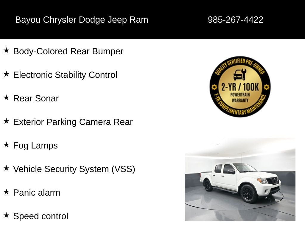 2020 Nissan Frontier SV