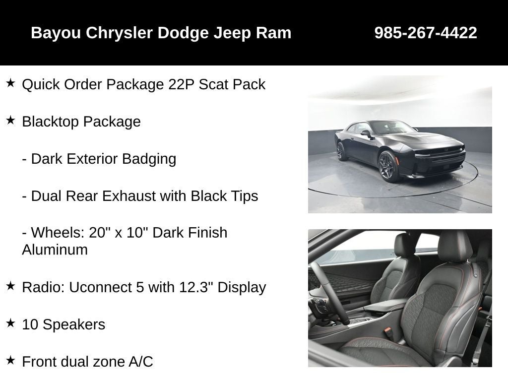 2026 Dodge Charger CHARGER SCAT PACK 2-DOOR AWD