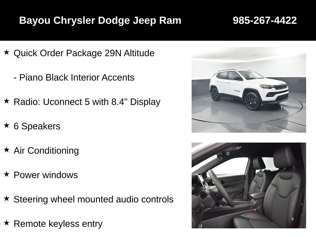 2026 Jeep Compass COMPASS LATITUDE ALTITUDE 4X4