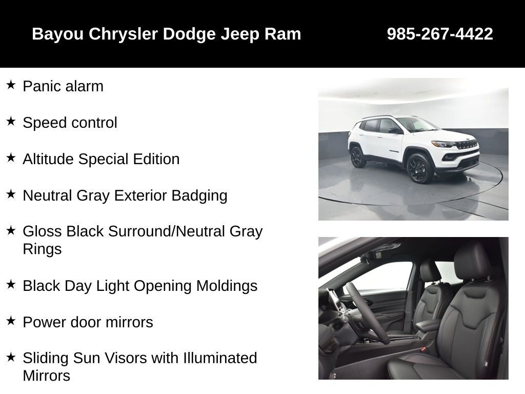 2026 Jeep Compass COMPASS LATITUDE ALTITUDE 4X4