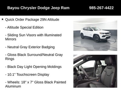 2026 Jeep Compass COMPASS LATITUDE ALTITUDE 4X4