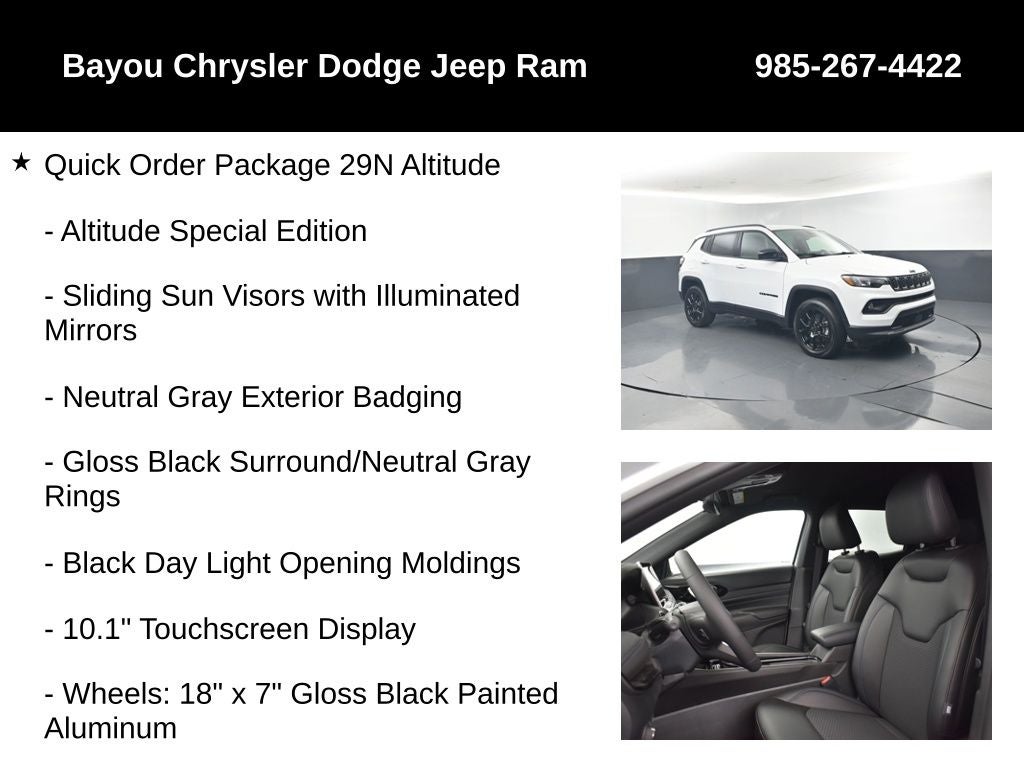 2026 Jeep Compass COMPASS LATITUDE ALTITUDE 4X4