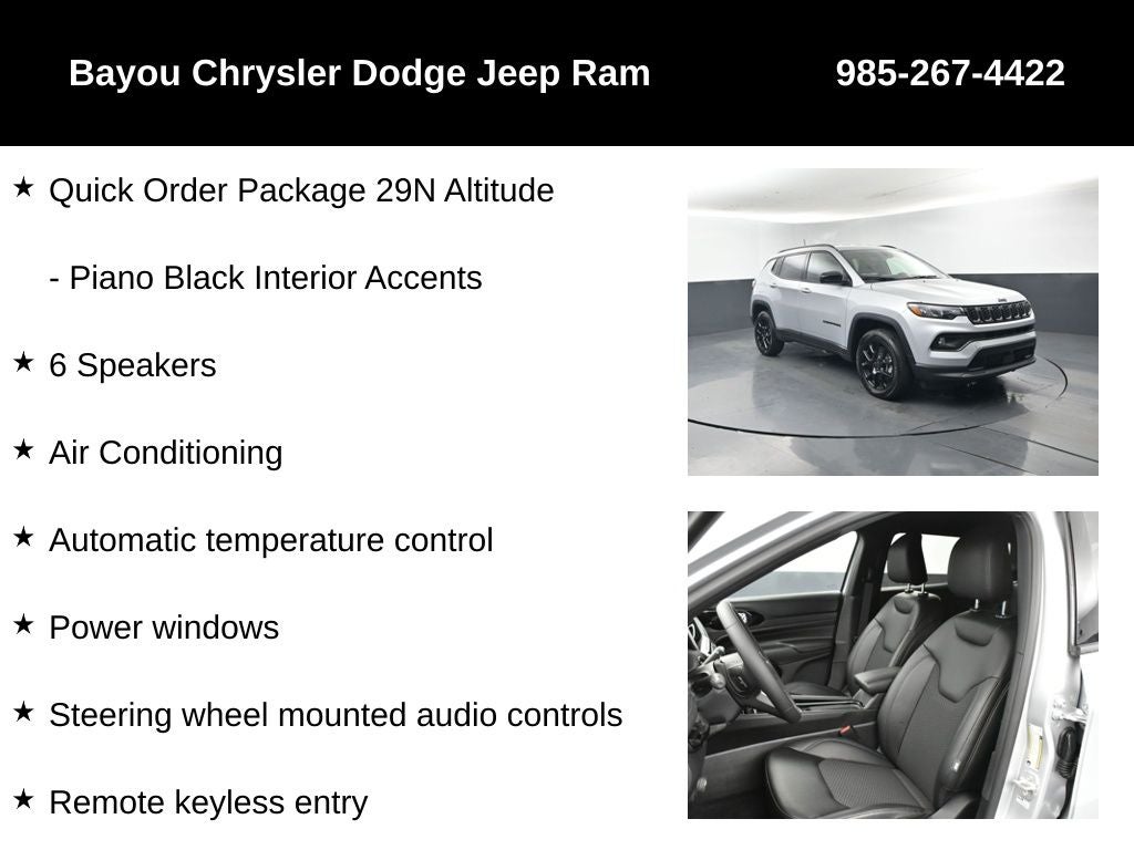 2026 Jeep Compass COMPASS LATITUDE ALTITUDE 4X4