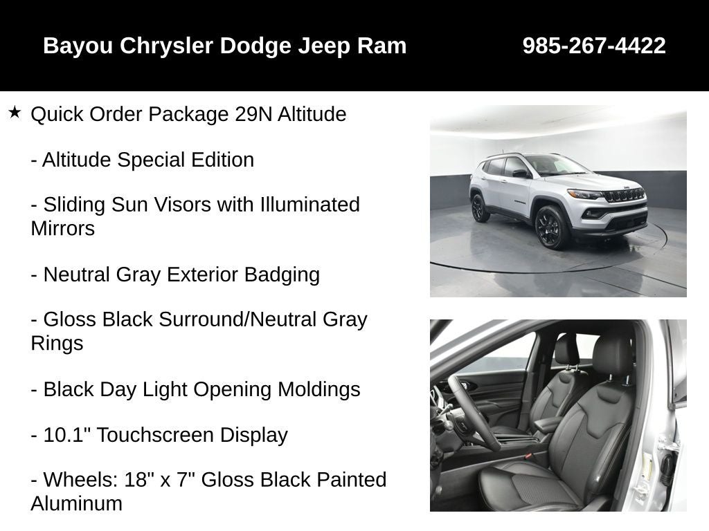 2026 Jeep Compass COMPASS LATITUDE ALTITUDE 4X4