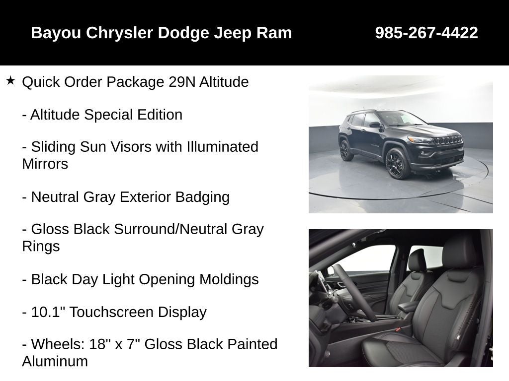 2026 Jeep Compass COMPASS LATITUDE ALTITUDE 4X4