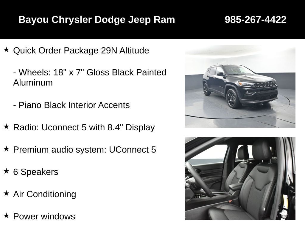 2026 Jeep Compass COMPASS LATITUDE ALTITUDE 4X4