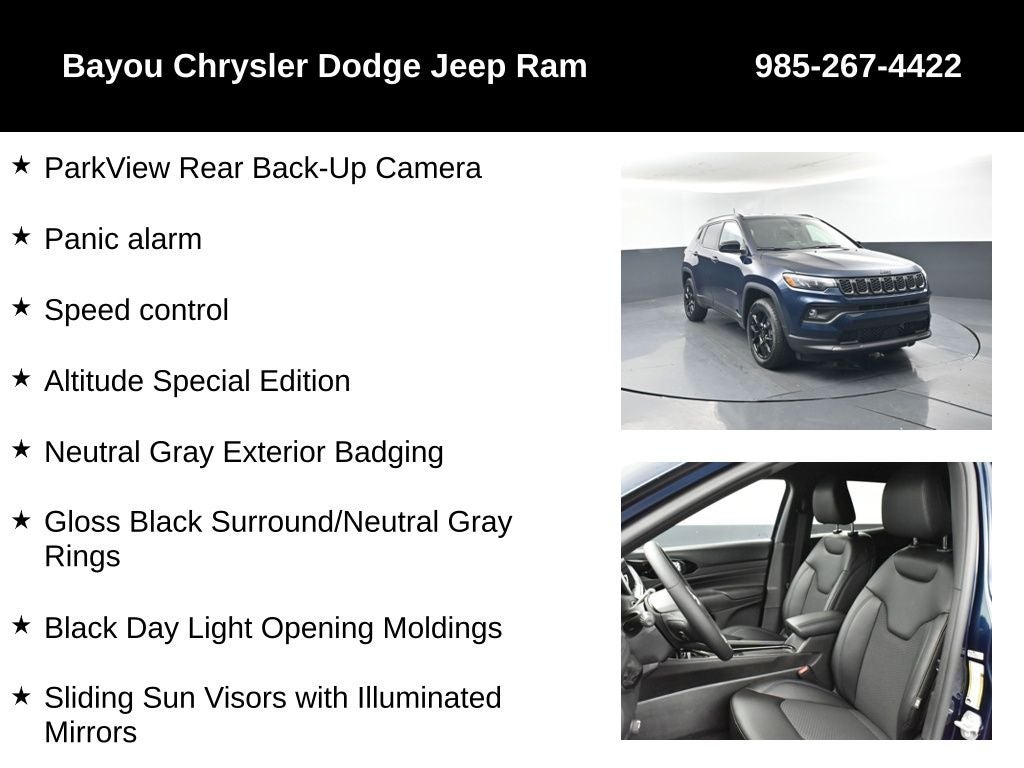 2026 Jeep Compass COMPASS LATITUDE ALTITUDE 4X4