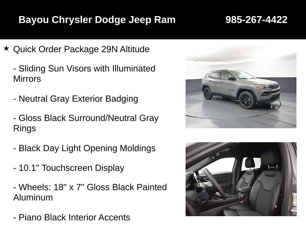 2026 Jeep Compass COMPASS LATITUDE ALTITUDE 4X4