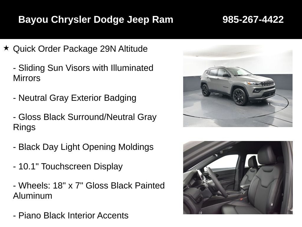 2026 Jeep Compass COMPASS LATITUDE ALTITUDE 4X4