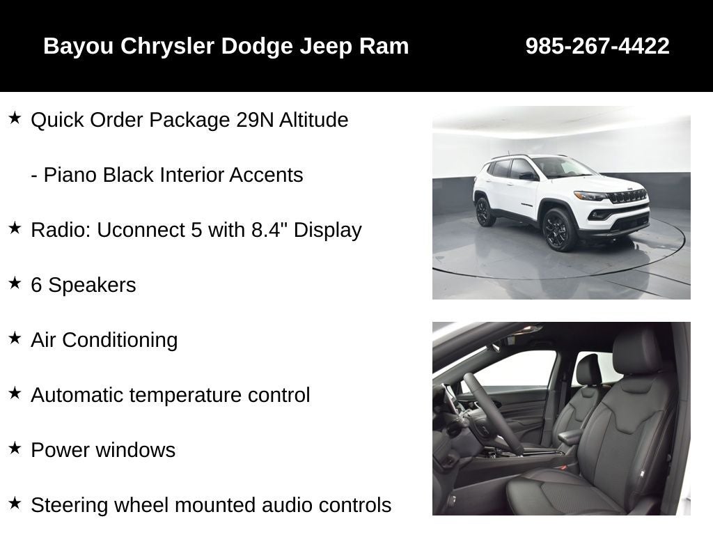 2026 Jeep Compass COMPASS LATITUDE ALTITUDE 4X4