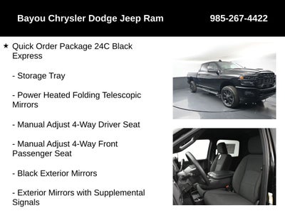 2026 RAM Ram 2500 RAM 2500 BLACK EXPRESS CREW CAB 4X4 6'4' BOX