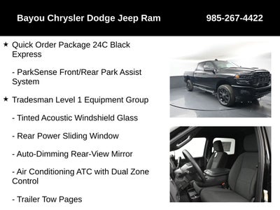 2026 RAM Ram 2500 RAM 2500 BLACK EXPRESS CREW CAB 4X4 6'4' BOX