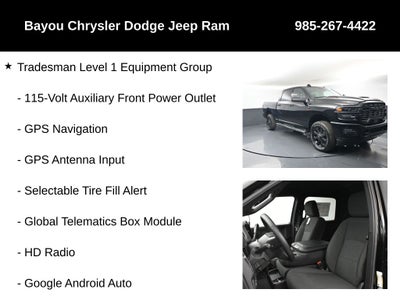 2026 RAM Ram 2500 RAM 2500 BLACK EXPRESS CREW CAB 4X4 6'4' BOX