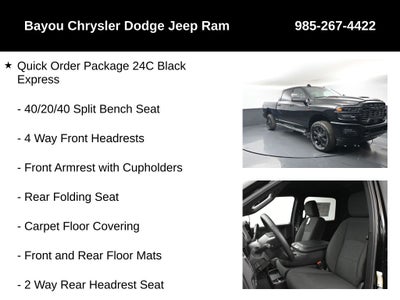 2026 RAM Ram 2500 RAM 2500 BLACK EXPRESS CREW CAB 4X4 6'4' BOX