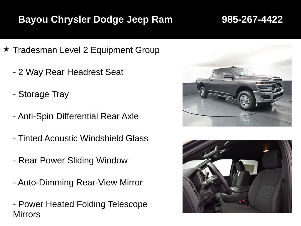 2026 RAM Ram 2500 RAM 2500 TRADESMAN CREW CAB 4X4 6'4' BOX