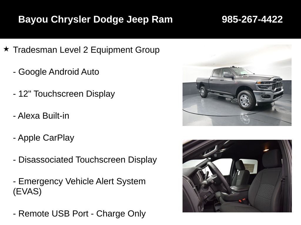 2026 RAM Ram 2500 RAM 2500 TRADESMAN CREW CAB 4X4 6'4' BOX