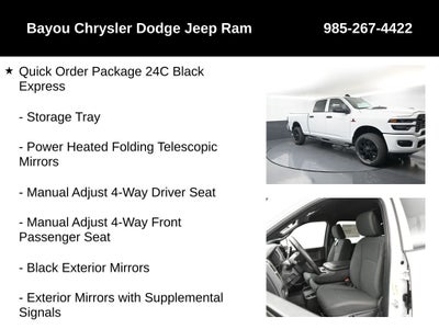 2026 RAM Ram 2500 RAM 2500 BLACK EXPRESS CREW CAB 4X4 6'4' BOX