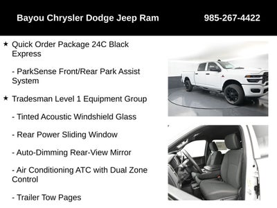 2026 RAM Ram 2500 RAM 2500 BLACK EXPRESS CREW CAB 4X4 6'4' BOX