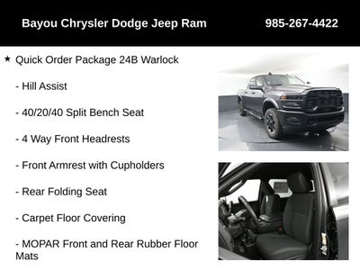 2026 RAM Ram 2500 RAM 2500 WARLOCK CREW CAB 4X4 6'4' BOX