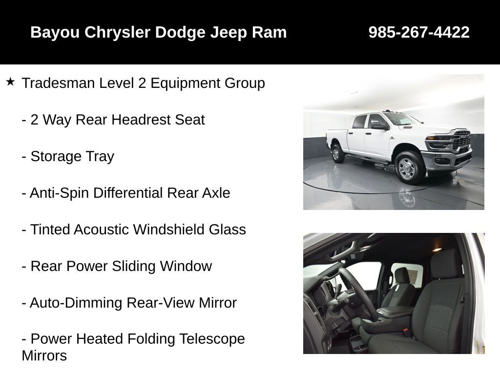 2026 RAM Ram 2500 RAM 2500 TRADESMAN CREW CAB 4X4 6'4' BOX