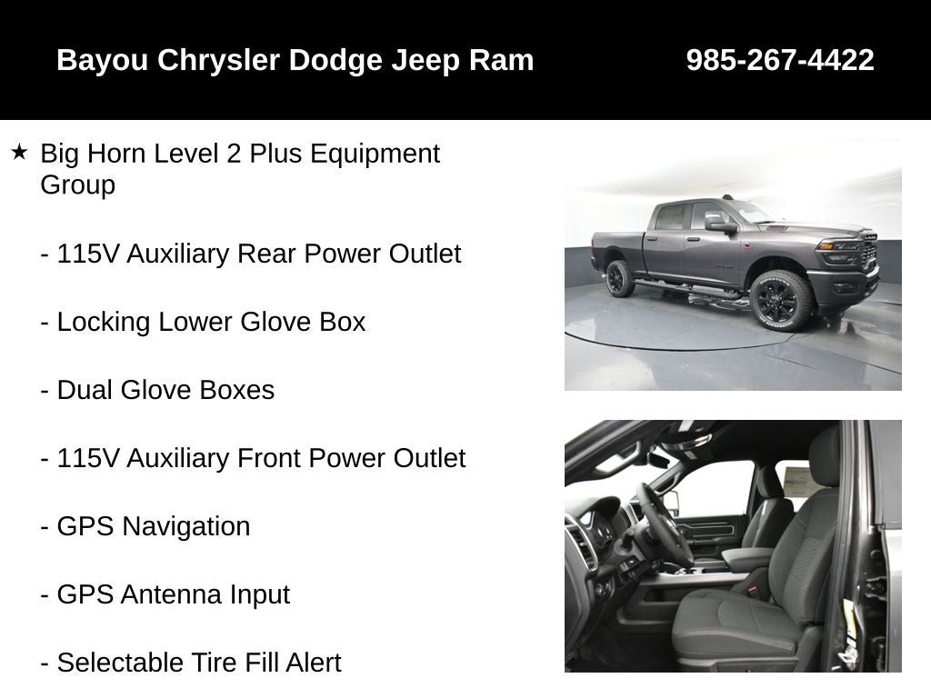 2025 RAM Ram 2500 RAM 2500 BIG HORN CREW CAB 4X4 6'4' BOX