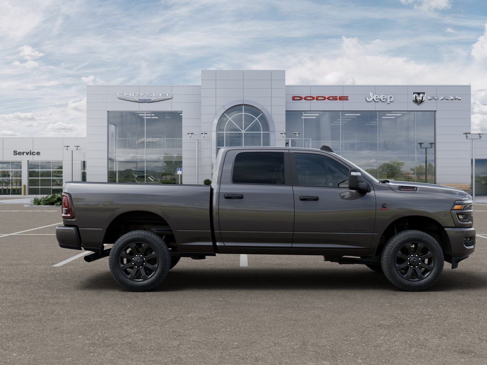 2025 RAM Ram 2500 RAM 2500 BIG HORN CREW CAB 4X4 SCA Black Widow