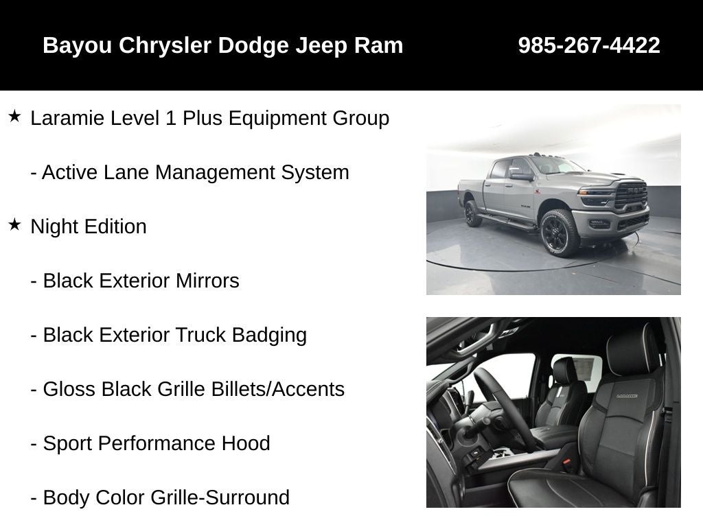 2026 RAM Ram 2500 RAM 2500 LARAMIE CREW CAB 4X4 6'4' BOX