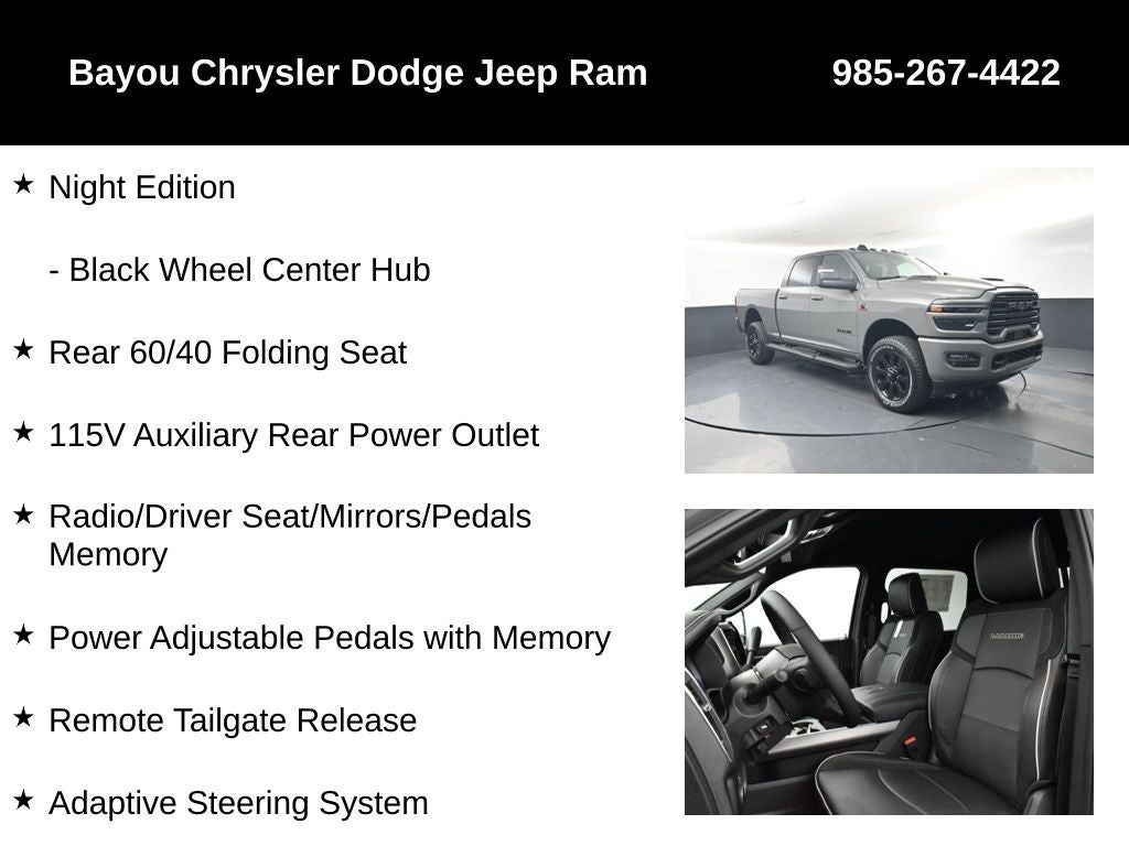 2026 RAM Ram 2500 RAM 2500 LARAMIE CREW CAB 4X4 6'4' BOX