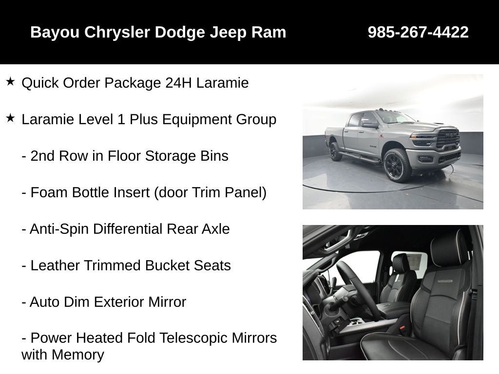 2026 RAM Ram 2500 RAM 2500 LARAMIE CREW CAB 4X4 6'4' BOX