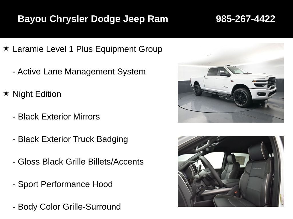 2026 RAM Ram 2500 RAM 2500 LARAMIE CREW CAB 4X4 6'4' BOX