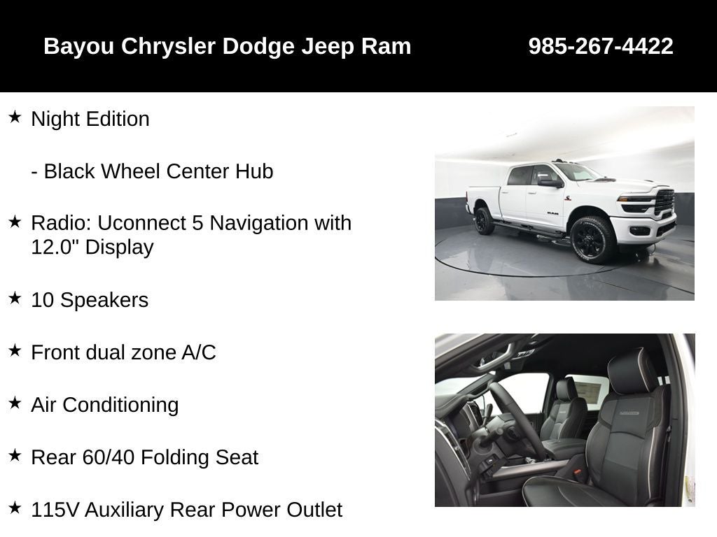 2026 RAM Ram 2500 RAM 2500 LARAMIE CREW CAB 4X4 6'4' BOX
