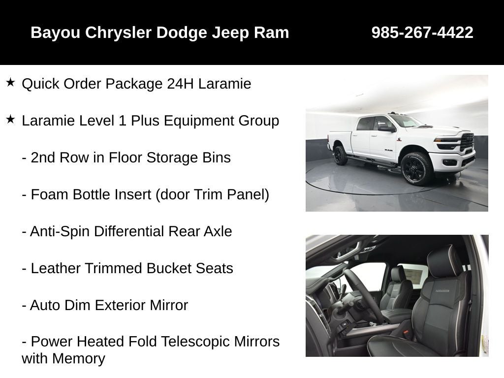 2026 RAM Ram 2500 RAM 2500 LARAMIE CREW CAB 4X4 6'4' BOX