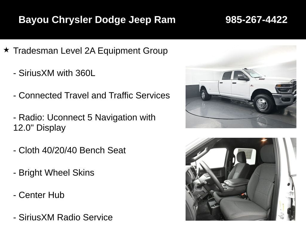2026 RAM Ram 3500 RAM 3500 TRADESMAN CREW CAB 4X4 8' BOX