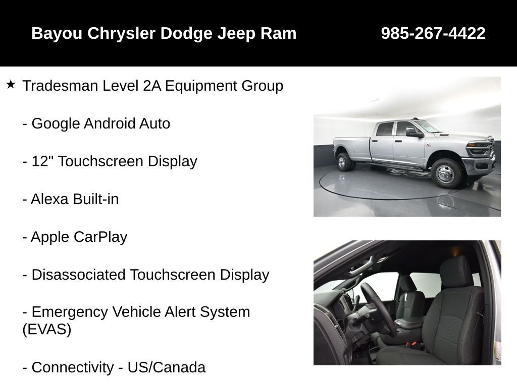 2026 RAM Ram 3500 RAM 3500 TRADESMAN CREW CAB 4X4 8' BOX