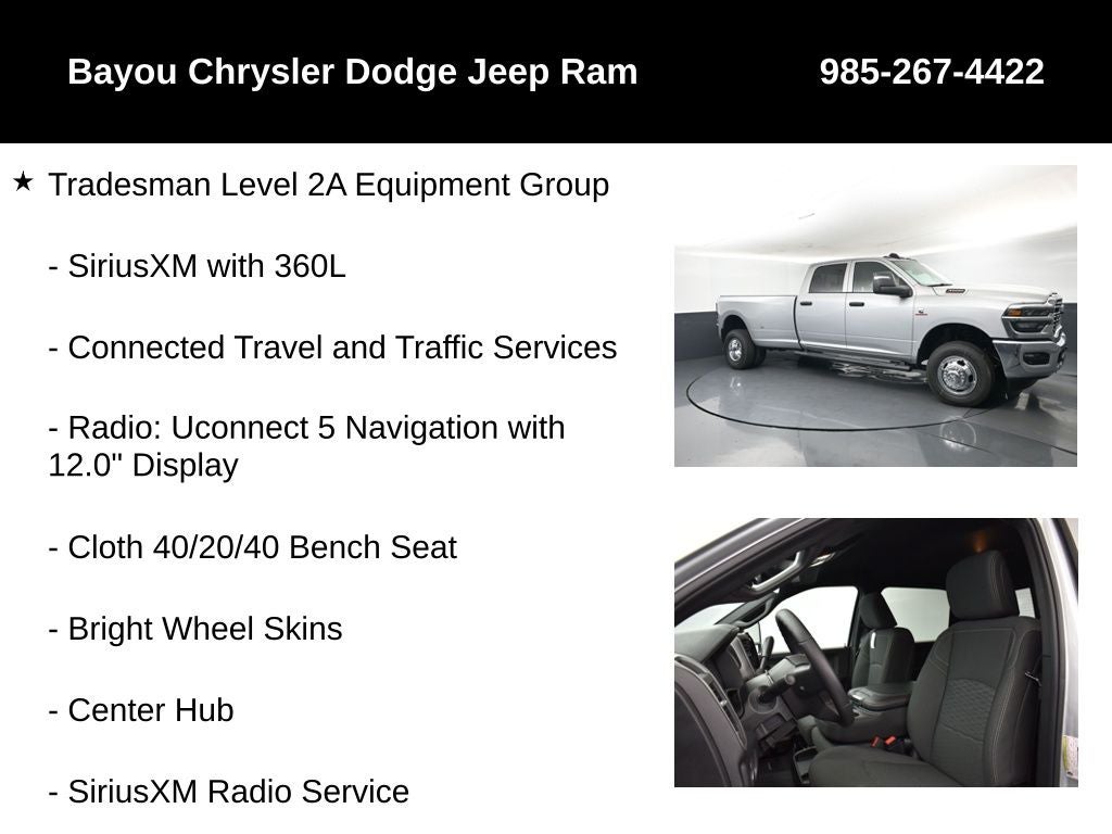 2026 RAM Ram 3500 RAM 3500 TRADESMAN CREW CAB 4X4 8' BOX