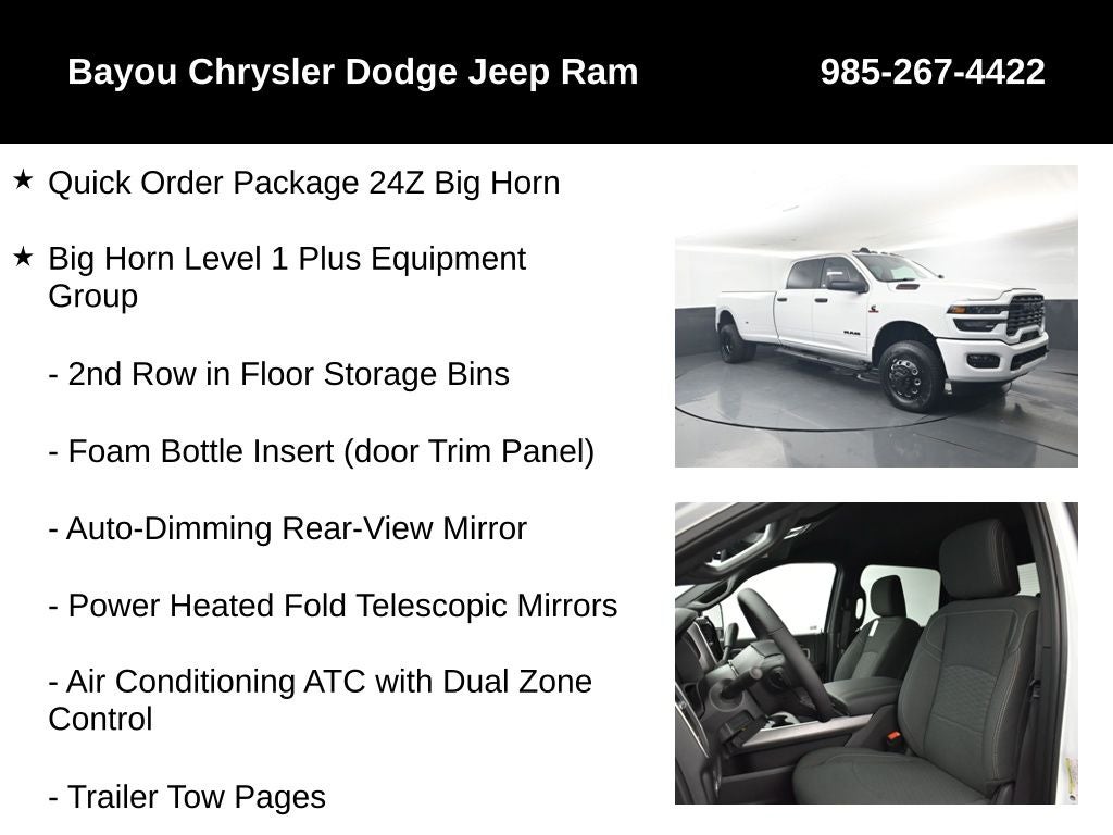 2026 RAM 3500 Big Horn