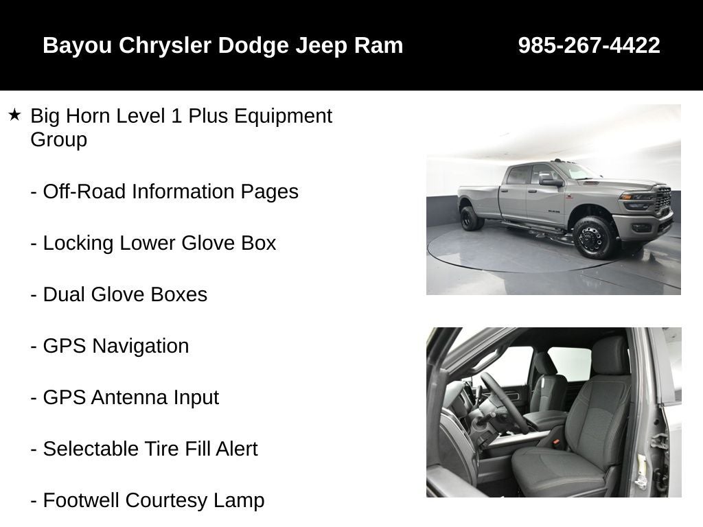 2026 RAM Ram 3500 RAM 3500 BIG HORN CREW CAB 4X4 8' BOX