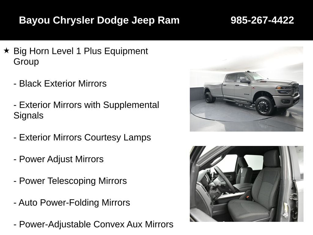 2026 RAM Ram 3500 RAM 3500 BIG HORN CREW CAB 4X4 8' BOX