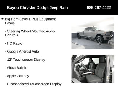 2026 RAM Ram 3500 RAM 3500 BIG HORN CREW CAB 4X4 8' BOX