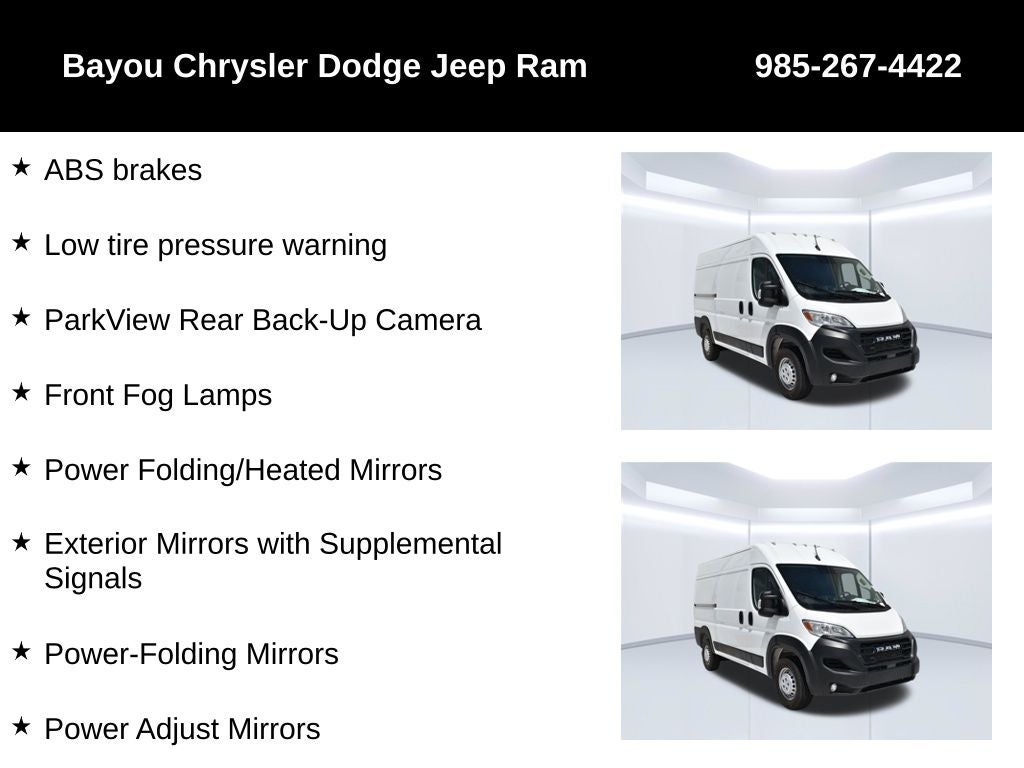 2026 RAM Ram ProMaster RAM PROMASTER 1500 TRADESMAN CARGO VAN HIGH ROOF 136' WB