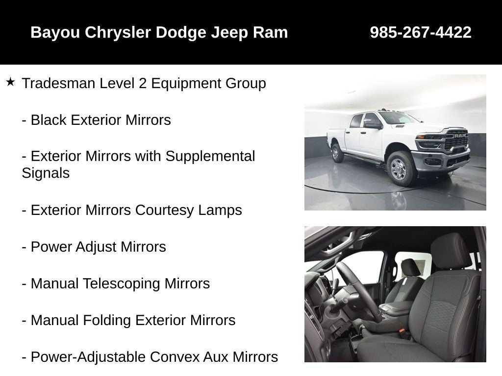 2026 RAM Ram 2500 RAM 2500 TRADESMAN CREW CAB 4X4 6'4' BOX