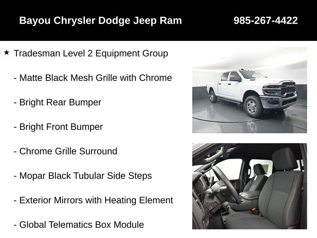 2026 RAM Ram 2500 RAM 2500 TRADESMAN CREW CAB 4X4 6'4' BOX