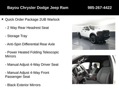 2026 RAM Ram 2500 RAM 2500 WARLOCK CREW CAB 4X4 6'4' BOX