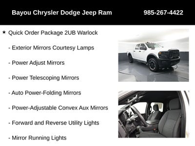 2026 RAM Ram 2500 RAM 2500 WARLOCK CREW CAB 4X4 6'4' BOX