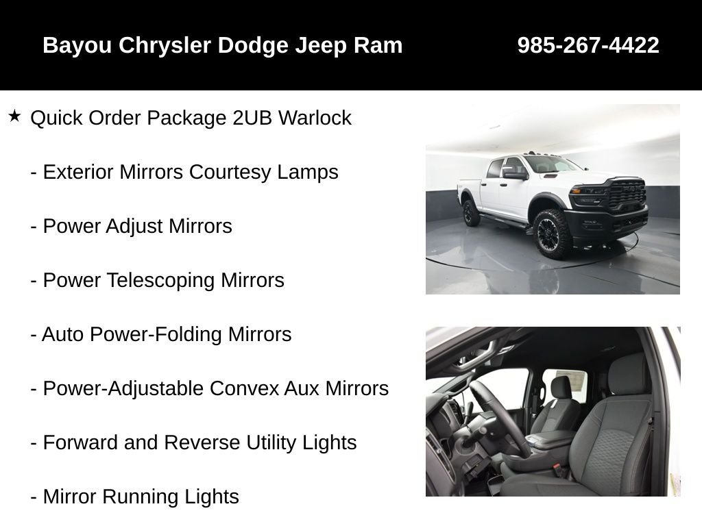 2026 RAM Ram 2500 RAM 2500 WARLOCK CREW CAB 4X4 6'4' BOX
