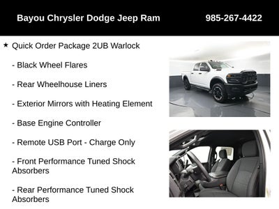 2026 RAM Ram 2500 RAM 2500 WARLOCK CREW CAB 4X4 6'4' BOX